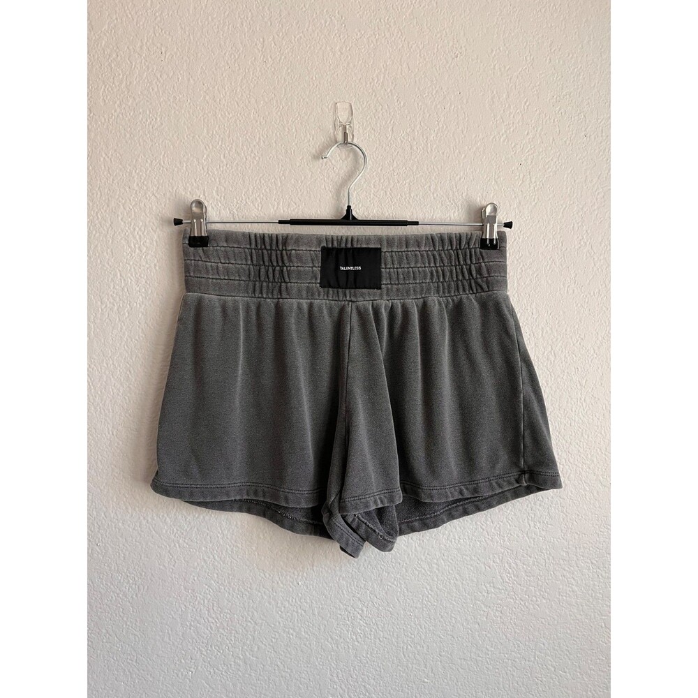 Talentless Women's Boxing Shorts in Steel Gray Size LARGE